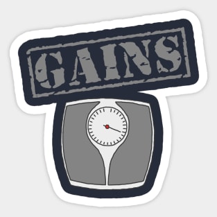 (Weight) Gains Sticker